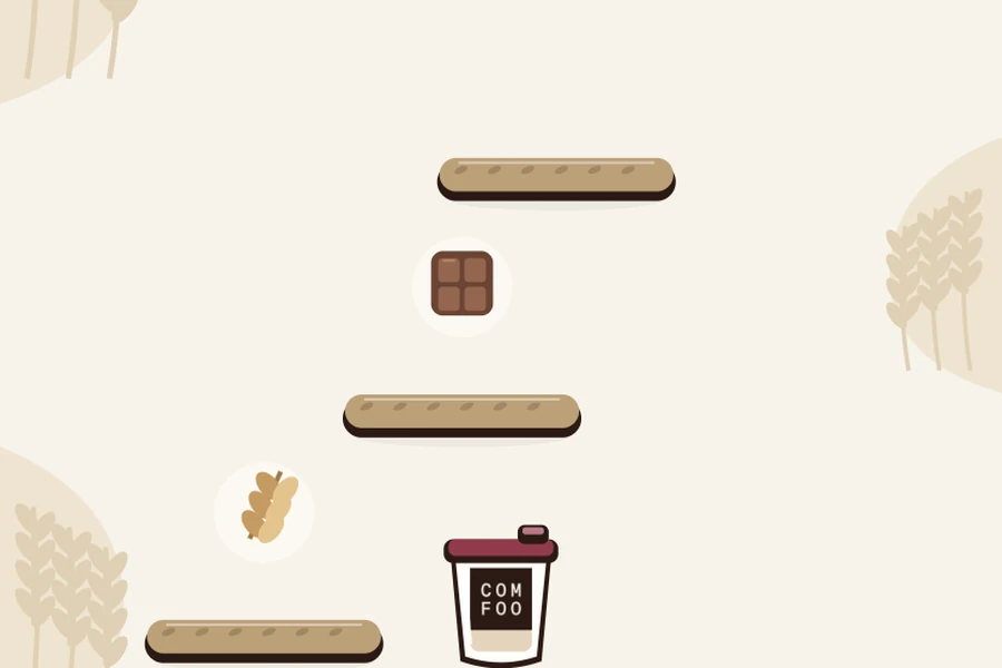 ComFoo Jump, bild från spelversionen
