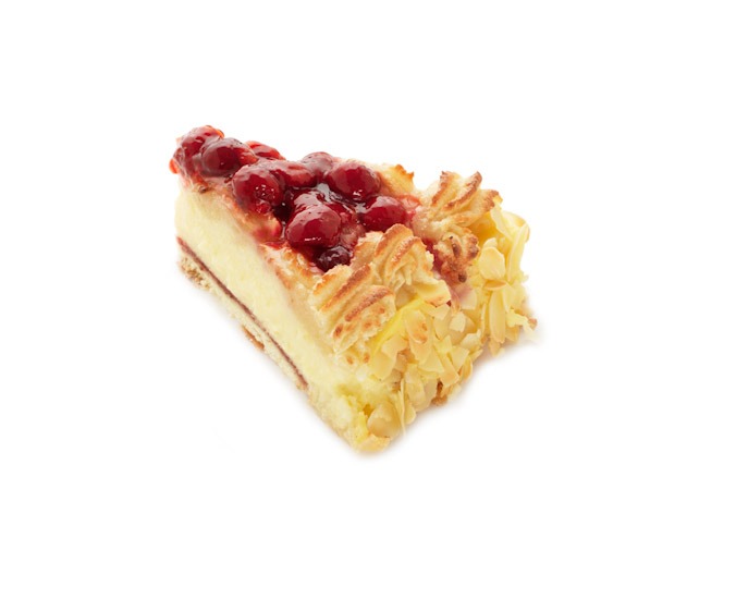 Margaretatårta bit