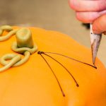 Konditori Valhall - Dagliga arbetet - Halloweentårta